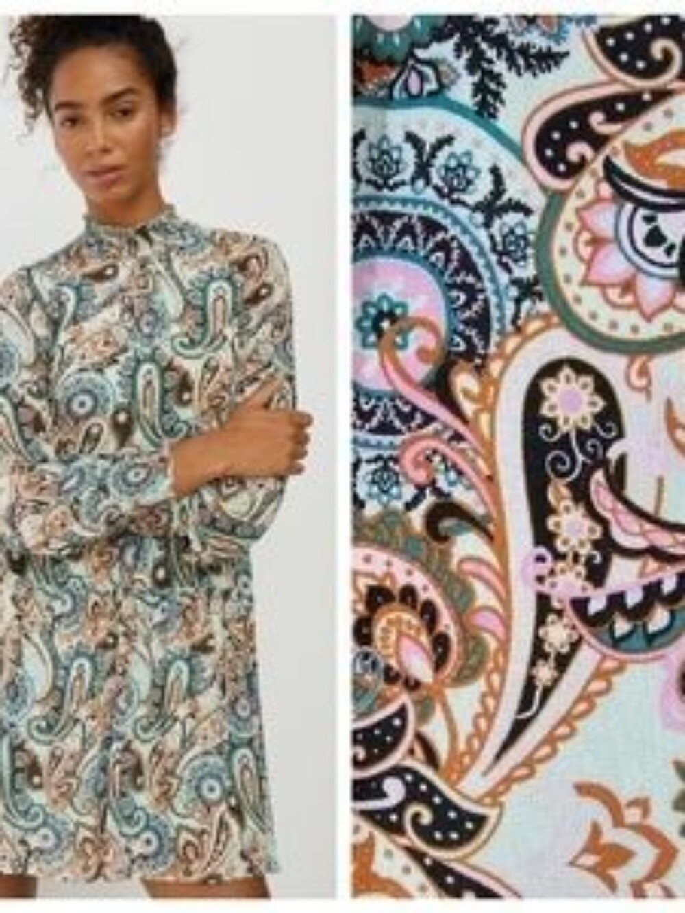 Anthropologie Cady Floral Paisley Mini Dress In S